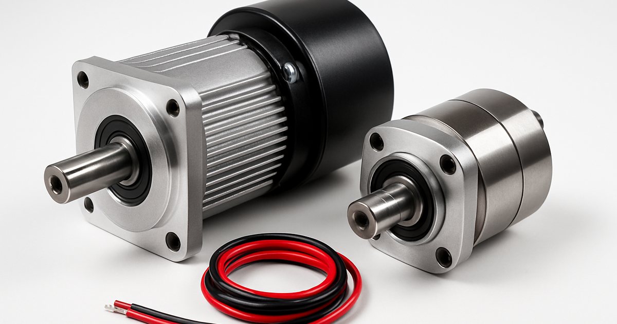 BLDC motor with rear-mounted spring-applied electromagnetic brake